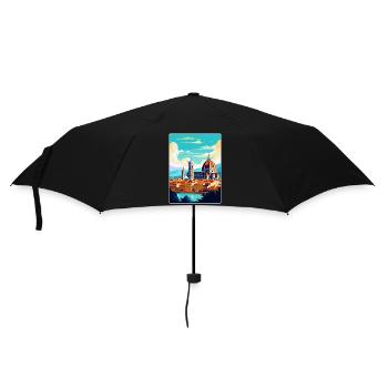 Florence Italie Affiche de voyage vintage Souvenir WPA - Parapluie standard - noir - Devant