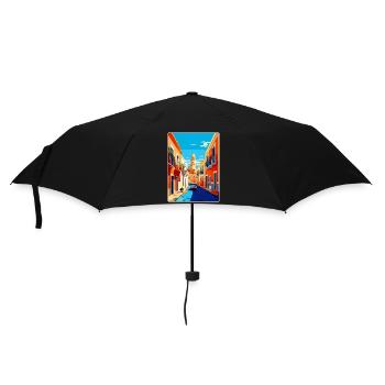 Jerez De La Frontera Espagne Affiche De Voyage Vintage - Parapluie standard - noir - Devant