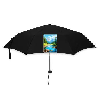 Aiguestortes I Estany de Sant Maurici Park Spanien - Regenschirm (klein) - Schwarz - Vorne