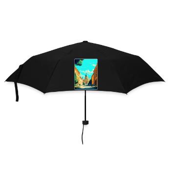 Potsdam Germany Vintage Travel Poster Souvenir WPA - Umbrella (small) - black - Front