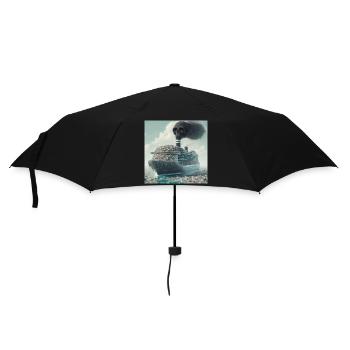 Boat Travel Environmental Protection - Umbrella (small) - black - Front
