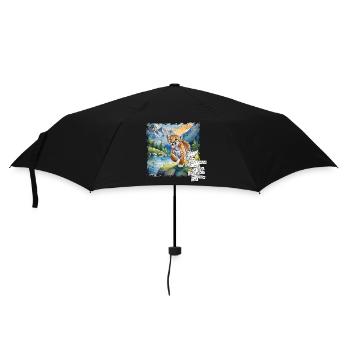 What you have, many can have | POSTER TIGER Image - Umbrella (small) - black - Front