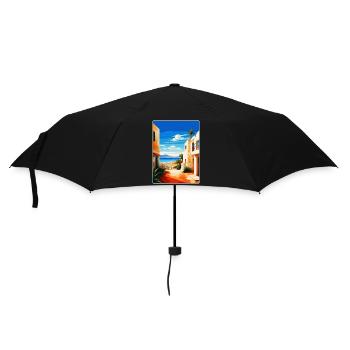 Lanzarote Espagne Affiche de voyage vintage Souvenir WPA - Parapluie standard - noir - Devant