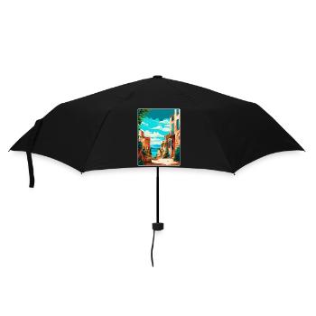 Mallorca Spanien Vintage Reiseplakat Souvenir WPA - Regenschirm (klein) - Schwarz - Vorne