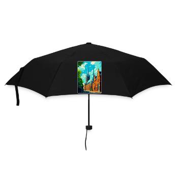 Brême Allemagne Affiche de voyage vintage Souvenir WPA - Parapluie standard - noir - Devant