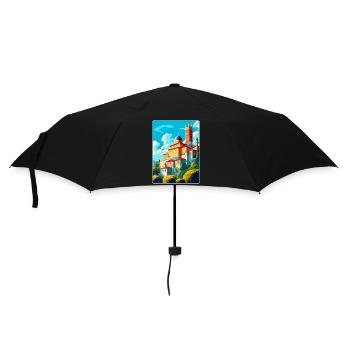 Sintra Portugal Affiche de voyage vintage Souvenir WPA - Parapluie standard - noir - Devant