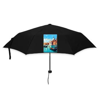 Venice Italy Vintage Travel Poster WPA Souvenir - Umbrella (small) - black - Front