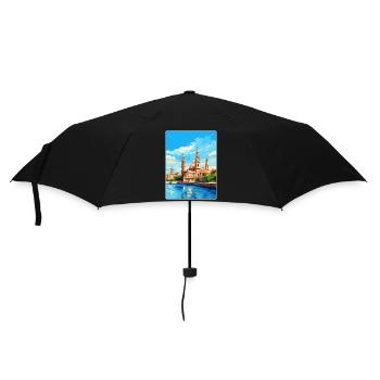 Saragosse Espagne Affiche de voyage vintage Souvenir WPA - Parapluie standard - noir - Devant