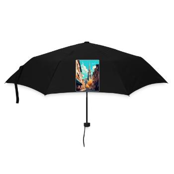 Rouen France Affiche de voyage vintage WPA Souvenir - Parapluie standard - noir - Devant