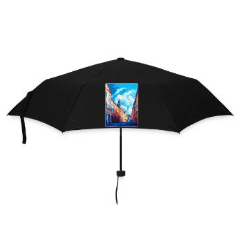 Krosno Pologne Affiche de voyage vintage WPA Souvenir - Parapluie standard - noir - Devant