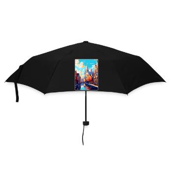 Ghent Belgium Vintage Travel Poster WPA Souvenir - Umbrella (small) - black - Front