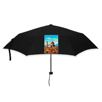 Florence Italie Affiche de voyage vintage Souvenir WPA - Parapluie standard - noir - Devant