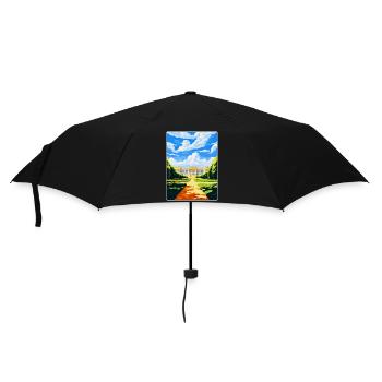 Vienne Autriche Affiche de voyage vintage Souvenir WPA - Parapluie standard - noir - Devant