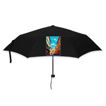Modena Italien Vintage Reiseplakat WPA Souvenir - Regenschirm (klein) - Schwarz - Vorne