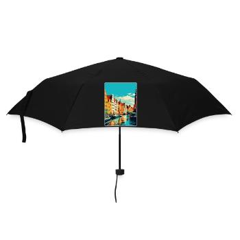 Gdansk Pologne Affiche de voyage vintage WPA Souvenir - Parapluie standard - noir - Devant