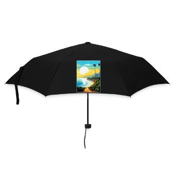 Tenerife Spain Vintage Travel Poster Souvenir WPA - Umbrella (small) - black - Front