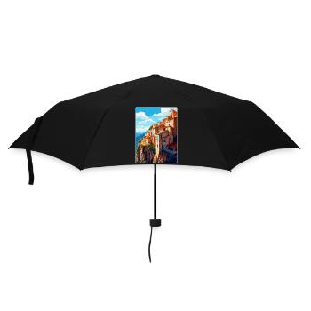 Cuenca Spain Vintage Travel Poster WPA Souvenir - Umbrella (small) - black - Front