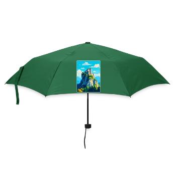 San Marino Vintage Travel Poster Souvenir Souvenir - Umbrella (small) - bottlegreen - Front