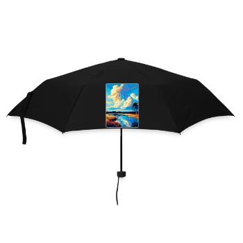 Utrechtse Heuvelrug Netherlands Travel Poster WPA - Umbrella (small) - black - Front