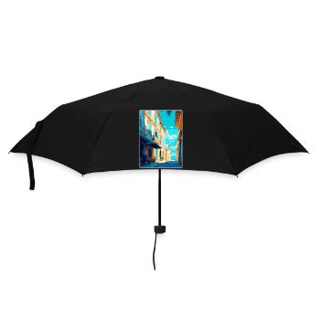 Arles Frankreich Vintage Reiseplakat WPA Souvenir - Regenschirm (klein) - Schwarz - Vorne