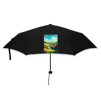 Ardennes France Vintage Voyage Poster Souvenir WPA - Parapluie standard - noir - Devant