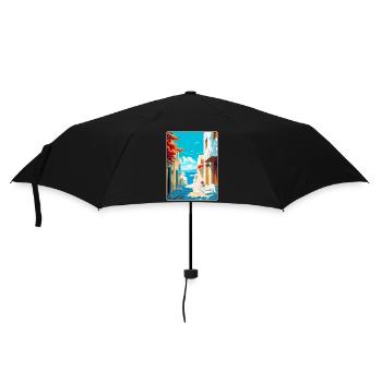 Paros Grèce Affiche de voyage vintage WPA Souvenir - Parapluie standard - noir - Devant