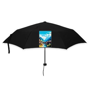 Solden Autriche Affiche de voyage vintage souvenir WPA - Parapluie standard - noir - Devant