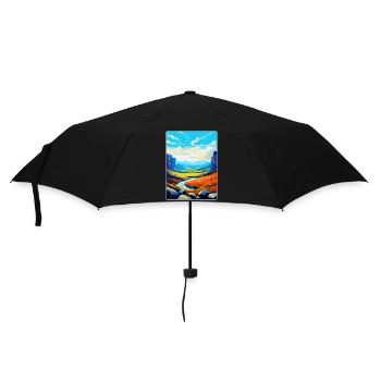 High Cup Nick Cumbria Vintage Reiseposter WPA - Regenschirm (klein) - Schwarz - Vorne