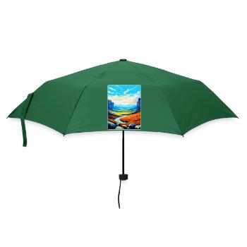 High Cup Nick Cumbria Vintage Travel Poster WPA - Umbrella (small) - bottlegreen - Front