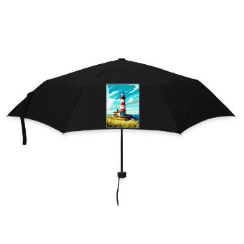 Plymouth Angleterre Royaume-Uni Affiche de voyage vintage souvenir - Parapluie standard - noir - Devant