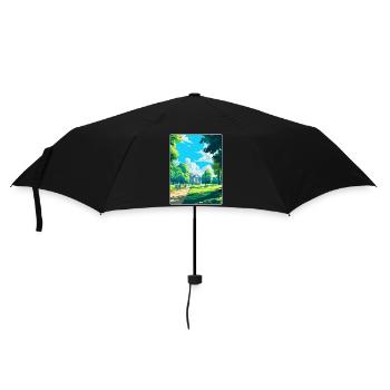 Hyde Park Londres Angleterre Royaume-Uni Affiche de voyage Souvenir - Parapluie standard - noir - Devant
