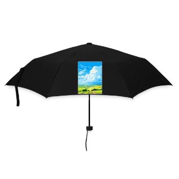 South Downs Vintage Voyage Poster Souvenir WPA - Parapluie standard - noir - Devant