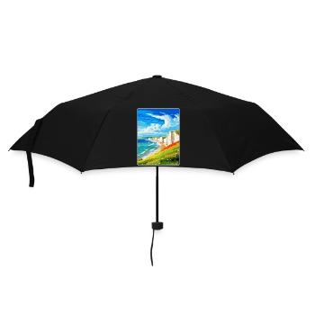 Sept sœurs Sussex Voyage Affiche Souvenir WPA - Parapluie standard - noir - Devant