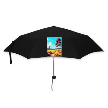 Cannock Chase Affiche de voyage vintage Souvenir WPA - Parapluie standard - noir - Devant