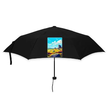 Bodmin Moor Angleterre Royaume-Uni Affiche de voyage Souvenir WPA - Parapluie standard - noir - Devant