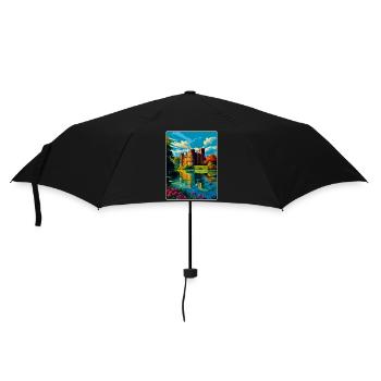 Hever Castle Angleterre Royaume-Uni Affiche de voyage Souvenir WPA - Parapluie standard - noir - Devant