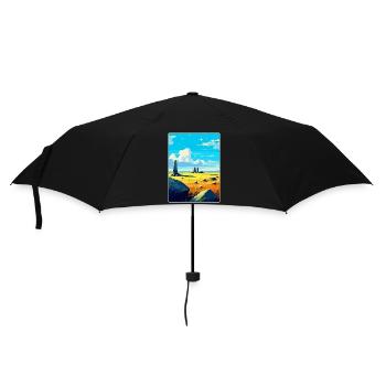 Culloden Scotland Uk Travel Poster Souvenir WPA - Umbrella (small) - black - Front