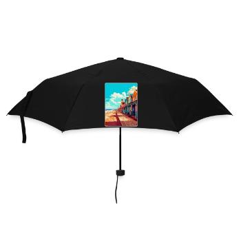 Great Yarmouth England Uk Reiseposter Souvenir - Regenschirm (klein) - Schwarz - Vorne