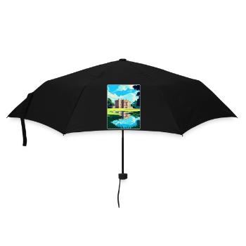 Attingham Park Shropshire Voyage Poster Souvenir - Parapluie standard - noir - Devant