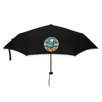 Aardvark Funny Cartoon Summer Beach Sunglasses - Umbrella (small) - black - Front
