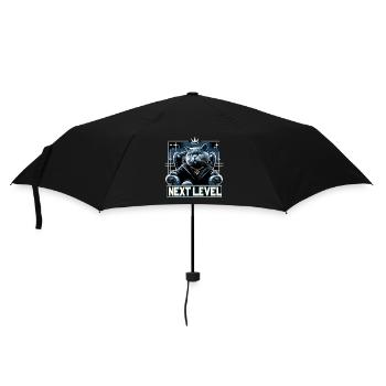 BKH Britisch Kurzhaar Blue Katze Königssessel - Regenschirm (klein) - Schwarz - Vorne
