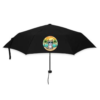 Lunettes de soleil American Shorthair Cat Breed Cartoon - Parapluie standard - noir - Devant