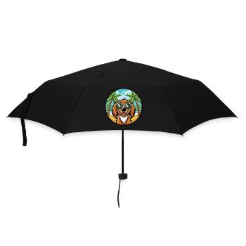 Boykin Spaniel Chien Race Dessin Animé Lunettes De Soleil Plage - Parapluie standard - noir - Devant