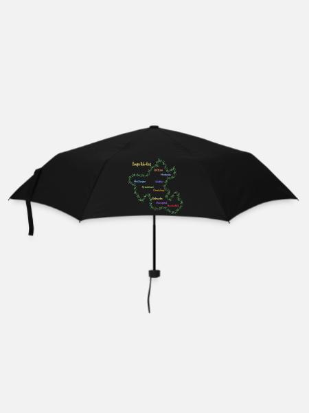 Ennepe Ruhr Kreis - Regenschirm (klein) - Schwarz