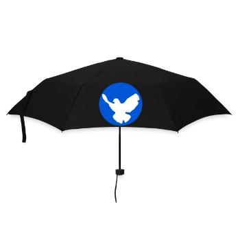 Dove of Peace - Umbrella (small) - black - Front