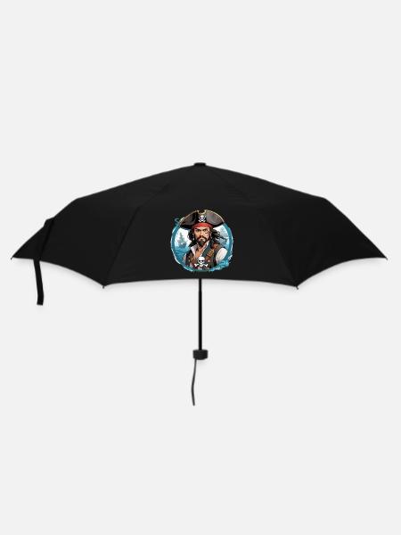 Pirate Corsair Illustration - Parapluie standard - noir