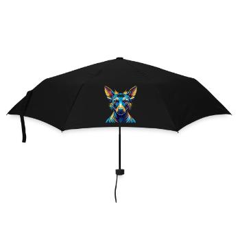 Inca Hairless Dog Breed Colorful Cartoon Kawaii - Umbrella (small) - black - Front