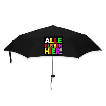 Tout le monde reste ici - Parapluie standard - noir - Devant