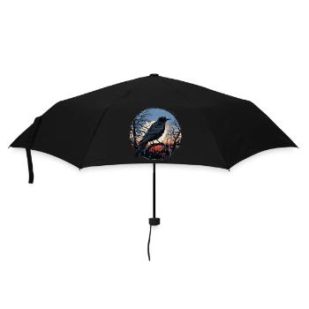 Raven - Umbrella (small) - black - Front