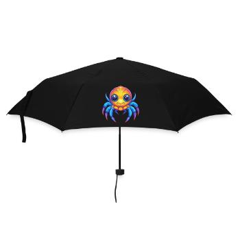 Sea Spider Colorful Kawaii Cartoon Sea Animal - Umbrella (small) - black - Front